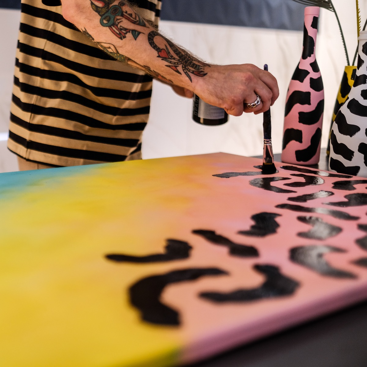 Brera Interni Event John Blond Painting