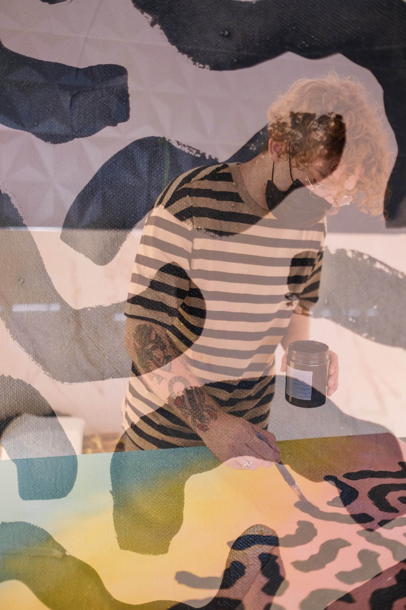 Brera Interni Event John Blond Noodle Pattern