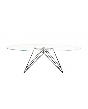 Riflessi Pegaso Glass Table