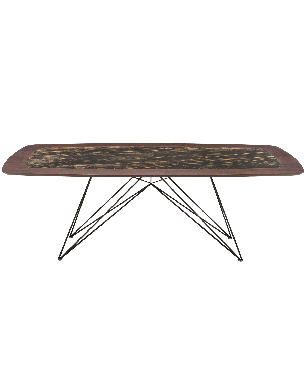 Riflessi Pegaso Wooden And Ceramic Table