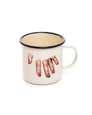Enamel Mug Seletti Fingers