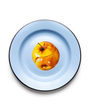 Enamel Plate Seletti Apple