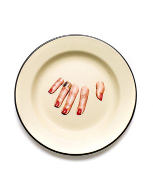 Piatto Smaltato Seletti Fingers