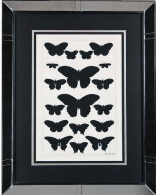Artecornici Farfalle Nere Poster