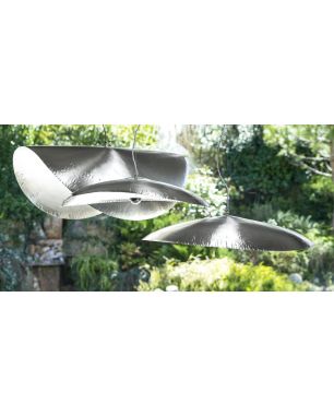 Lampada a sospensione Gervasoni Brass 95 96 - Silver 96 L120 H42