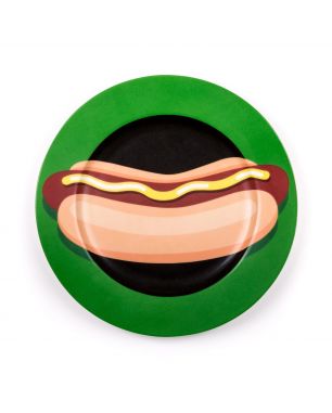 Porcelain Plate Seletti Hot Dog