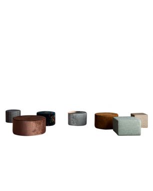 Twils Lounge Quadrati e Rotondi Pouf 