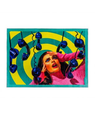 Tappeto rettangolare Seletti Phone
