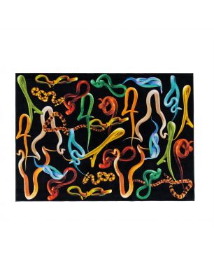 Rectangular Rug Seletti Snakes