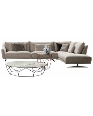 Bonaldo Skid Capri Leather Sofa 