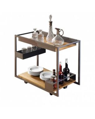 Trolley Bar Cattelan Italia Mojito Wood
