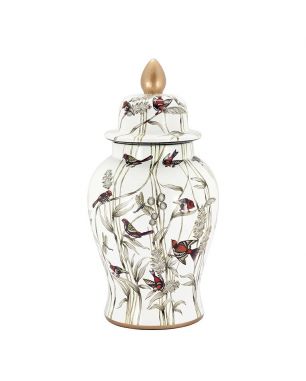 Abhika Flowery Vase 