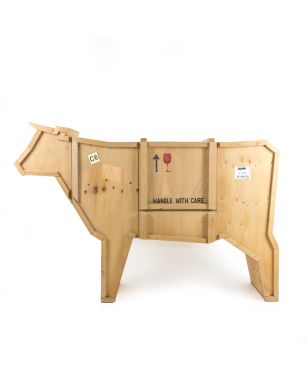 Seletti Wooden Cow Cabinet