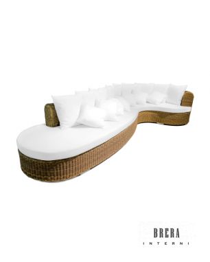 Divano circolare Braid Cloe