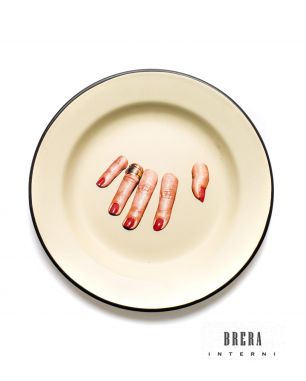Piatto Smaltato Seletti Fingers