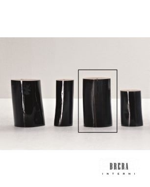 Tavolino Gervasoni Log S/M/L - Log L / L28/32 x H42 Nero
