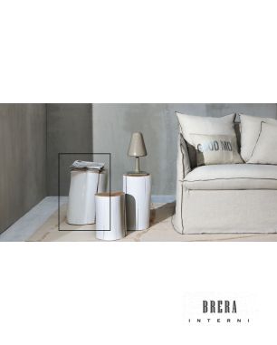Tavolino Gervasoni Log S/M/L - Log L / L28/32 x H42 Bianco