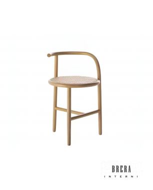 Sgabello Gebrueder Thonet Vienna Single Curve  