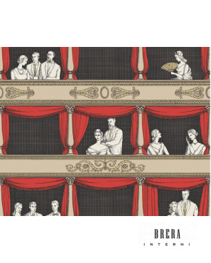 Carta da Parati Fornasetti Teatro 