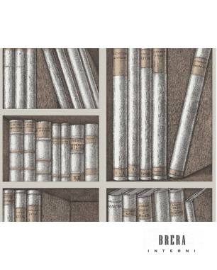 Carta da Parati Fornasetti Ex Libris 