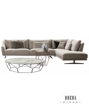 Divano in pelle Bonaldo Skid Capri