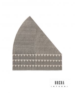 CC-Tapis Plasterworks B Carpet -black and white