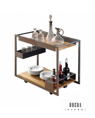 Carrello Bar Cattelan Italia Mojito Legno
