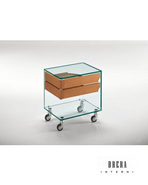 Comodino Tonelli Design Venerdì - Legno di Ciliegio