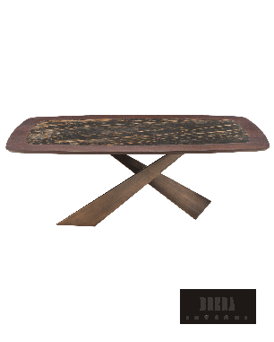 Riflessi Living Wooden And Ceramic Table