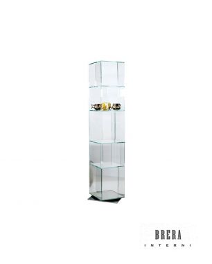 Bookcase Bonaldo Cubic Glass