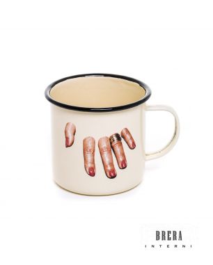 Enamel Mug Seletti Fingers