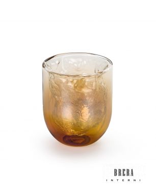 Glass Set of Six Seletti Meteorite