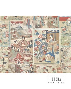 Pierre Frey Ukiyoe Wallpaper