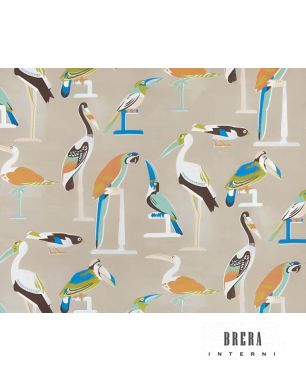 Pierre Frey Les Oiseaux Perches Wallpaper