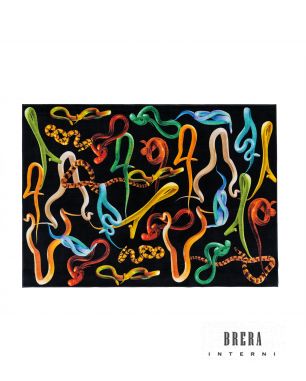 Rectangular Rug Seletti Snakes