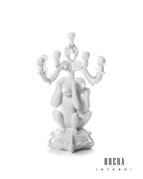 Seletti Three Monkeys Candle Holder 