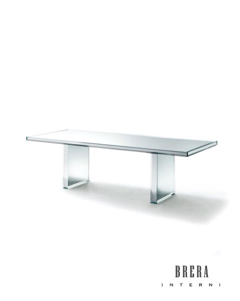 Glas Italia Prism Mirror Table