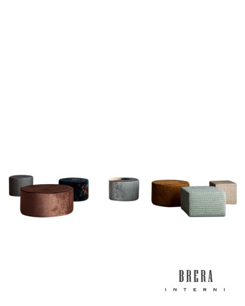 Twils Lounge Quadrati e Rotondi Pouf 