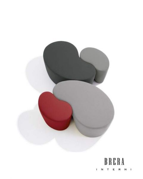 Bonaldo Cube Leather Pouf
