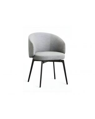 Lema Bea Chair, fabric, metal base 