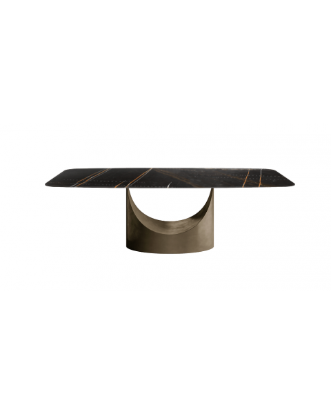 Lago U XGlass Shaped Table