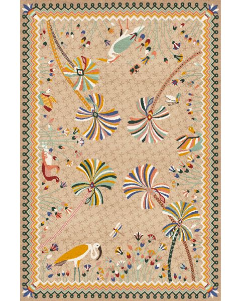 Tappeto Fauna e Flora di Pierre Frey