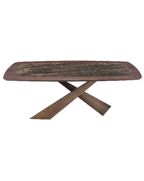 Riflessi Living Wooden And Ceramic Table