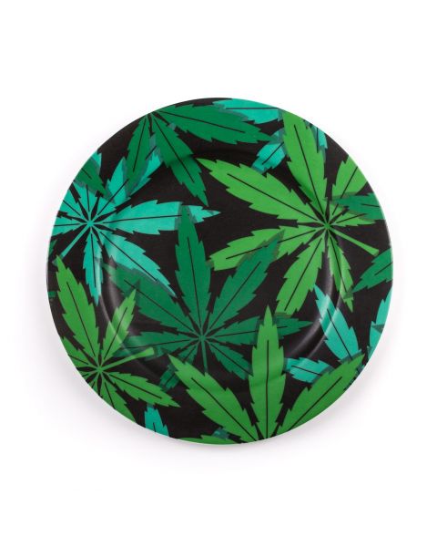 Porcelain Plate Seletti Weed