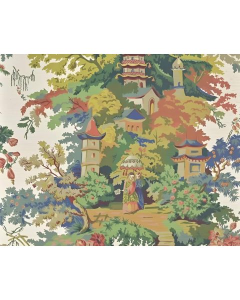 Pierre Frey Jardins Japonais Wallpaper