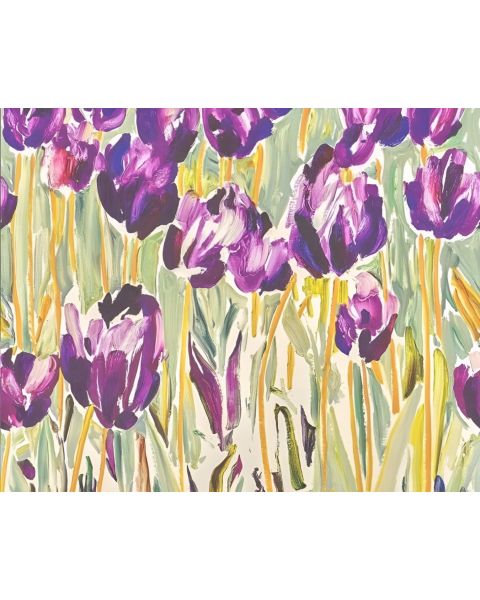 Carta da Parati Pierre Frey Black Tulips