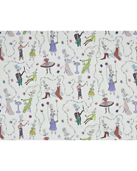 Pierre Frey Les lapins de charlotte Wallpaper