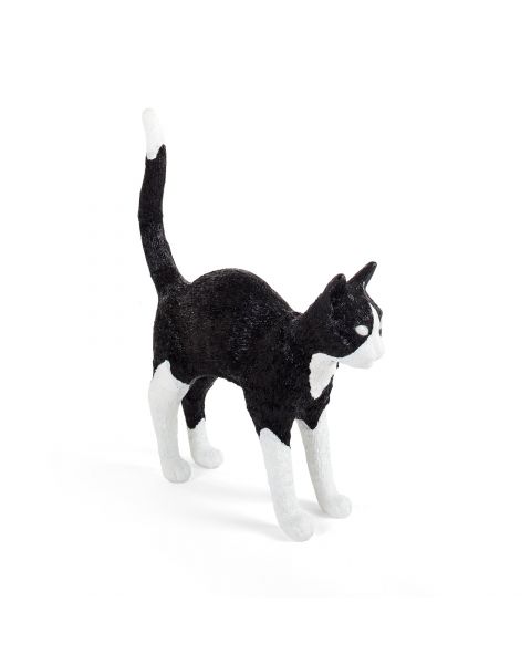 Lampada Seletti Jobby The Cat - Nero/Bianco