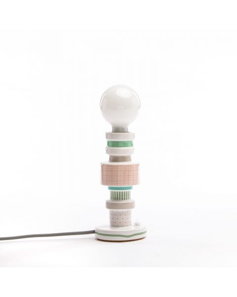 Lampada da tavolo Seletti Moresque Squared