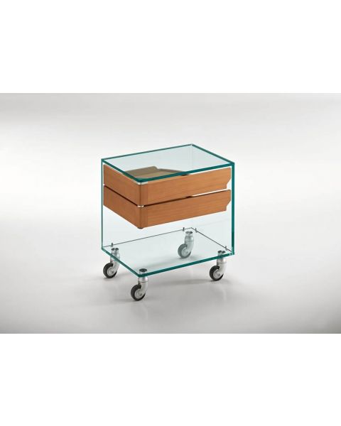 Comodino Tonelli Design Venerdì - Legno di Ciliegio